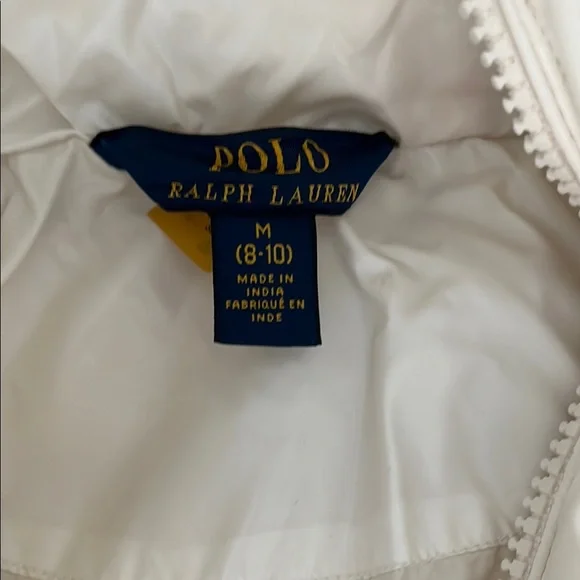 Polo by Ralph Lauren White Puffer Jacket - Picture 3 of 10
